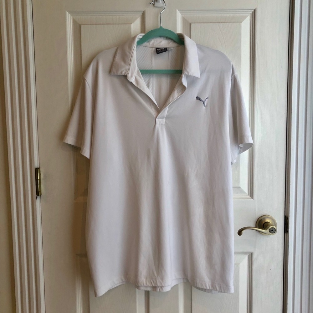 PUMA | Cool Cell Golf Polo Shirt | White | XXL